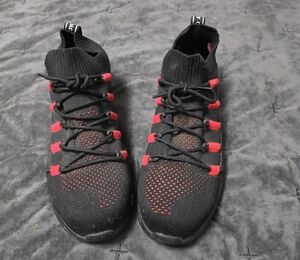 Dynamic Black and Red Men's Athletic Socks